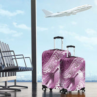 Personalised New Zealand Aotearoa Darts Masters Luggage Cover Maori Art Tattoo with Tribal Dart Symbol Pink - Polynesian Pride