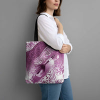 Personalised New Zealand Aotearoa Darts Masters Tote Bag Maori Art Tattoo with Tribal Dart Symbol Pink - Polynesian Pride