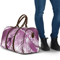 Personalised New Zealand Aotearoa Darts Masters Travel Bag Maori Art Tattoo with Tribal Dart Symbol Pink - Polynesian Pride