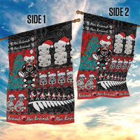 New Zealand Christmas Garden Flag Maori Christmas Spirit - Meri Kirihimete