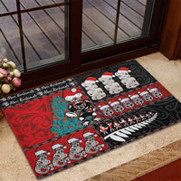 New Zealand Christmas Rubber Doormat Maori Christmas Spirit - Meri Kirihimete