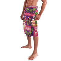 Hawaiian Christmas Lavalava - Mele Kalikimaka Island Holiday Vibes - Pink Purple LT03 - Polynesian Pride