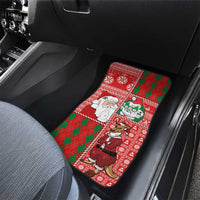 Australian Christmas Car Mats - Santa Koala Kangaroo and Holiday Cheer LT03 - Polynesian Pride
