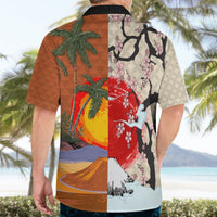 Japanese Culture Hawaii Style Hawaiian Shirt Mauna Kea and Fuji Mountains LT03 - Polynesian Pride