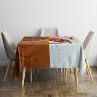 Japanese Culture Hawaii Style Tablecloth Mauna Kea and Fuji Mountains LT03 - Polynesian Pride