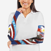 Philippines and United States Semiquincentennial Arm Sleeves Eagle and National Flag Style LT03 - Polynesian Pride