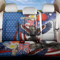 Philippines and United States Semiquincentennial Back Car Seat Cover Eagle and National Flag Style LT03 One Size Multicolor - Polynesian Pride