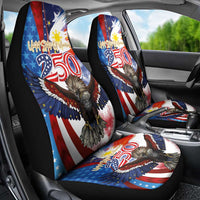 Philippines and United States Semiquincentennial Car Seat Cover Eagle and National Flag Style LT03 - Polynesian Pride