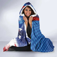 Philippines and United States Semiquincentennial Hooded Blanket Eagle and National Flag Style LT03 - Polynesian Pride
