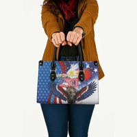 Philippines and United States Semiquincentennial Leather Bag Eagle and National Flag Style LT03 - Polynesian Pride