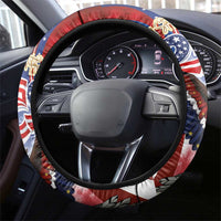 Philippines and United States Semiquincentennial Steering Wheel Cover Eagle and National Flag Style LT03 - Polynesian Pride
