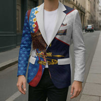 American Samoa and United States Semiquincentennial Blazer Bald Eagle with National Flag Style LT03 - Polynesian Pride