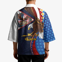 American Samoa and United States Semiquincentennial Kimono Bald Eagle with National Flag Style