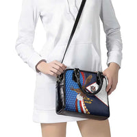 American Samoa and United States Semiquincentennial Shoulder Handbag Bald Eagle with National Flag Style LT03 - Polynesian Pride