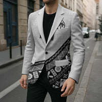 Custom Fijian Rugby Blazer Tapa Pattern and Palm Tree Tribal LT03 - Polynesian Pride