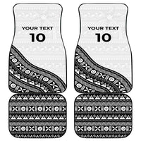 Custom Fijian Rugby Car Mats Tapa Pattern and Palm Tree Tribal LT03 - Polynesian Pride