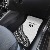 Custom Fijian Rugby Car Mats Tapa Pattern and Palm Tree Tribal LT03 - Polynesian Pride
