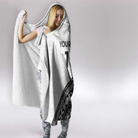 Custom Fijian Rugby Hooded Blanket Tapa Pattern and Palm Tree Tribal LT03 - Polynesian Pride