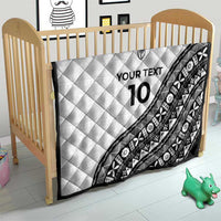 Custom Fijian Rugby Quilt Tapa Pattern and Palm Tree Tribal LT03 - Polynesian Pride