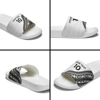 Custom Fijian Rugby Slide Sandals Tapa Pattern and Palm Tree Tribal LT03 - Polynesian Pride