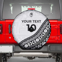 Custom Fijian Rugby Spare Tire Cover Tapa Pattern and Palm Tree Tribal LT03 - Polynesian Pride