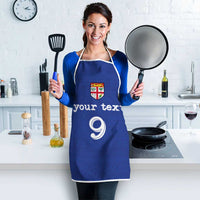 Custom Fijian Football Apron Tapa Pattern and Shark Tribal LT03 - Polynesian Pride