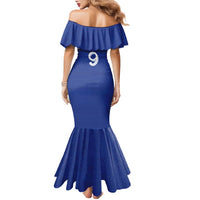 Custom Fijian Football Family Matching Mermaid Dress and Hawaiian Shirt Tapa Pattern and Shark Tribal