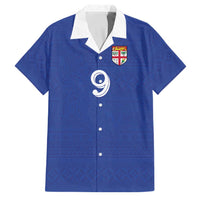 Custom Fijian Football Family Matching Off Shoulder Maxi Dress and Hawaiian Shirt Tapa Pattern and Shark Tribal