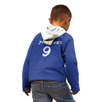 Custom Fijian Football Kid Hoodie Tapa Pattern and Shark Tribal LT03 - Polynesian Pride