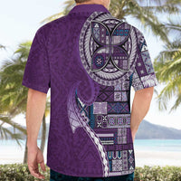 Samoan Siapo Art Tattoo Polynesian Pattern Hawaiian Shirt Purple Color LT03 - Polynesian Pride