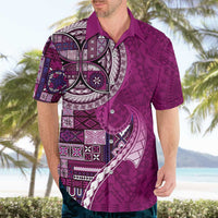 Samoan Siapo Art Tattoo Polynesian Pattern Hawaiian Shirt Pink Color LT03 - Polynesian Pride