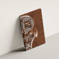 Samoan Siapo Art Tattoo Polynesian Pattern Canvas Wall Art Brown Color LT03 - Polynesian Pride