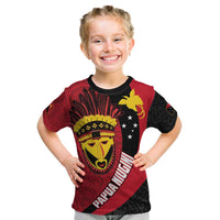 Papua New Guinea Mask Festival Kid T Shirt Papua Niugini Tribe Mask Melanesian Pattern
