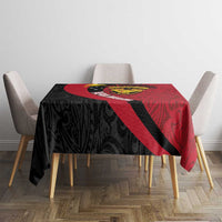 Papua New Guinea Mask Festival Tablecloth Papua Niugini Tribe Mask Melanesian Pattern LT03 - Polynesian Pride