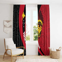 Papua New Guinea Mask Festival Window Curtain Papua Niugini Tribe Mask Melanesian Pattern LT03 - Polynesian Pride