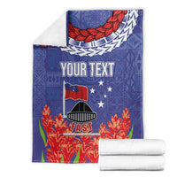 FAST Party Samoa Blanket Ula Fala Teuila Polynesian Tapa Pattern LT03 - Polynesian Pride