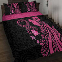 Breast Cancer Awareness Quilt Bed Set Think Pink Polynesian Ribbon and Butterfly LT03 Pink - Polynesian Pride