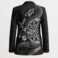 Personalised Niue Darts Masters Blazer Tribal Hiapo Dartboard LT03 - Polynesian Pride