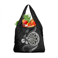 Personalised Niue Darts Masters Grocery Bag Tribal Hiapo Dartboard - Polynesian Pride