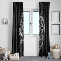 Personalised Niue Darts Masters Window Curtain Tribal Hiapo Dartboard - Polynesian Pride