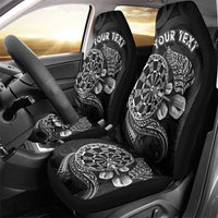 Personalised New Zealand Aotearoa Darts Masters Car Seat Cover Tribal Silver Fern and Ta Moko Dartboard - Polynesian Pride