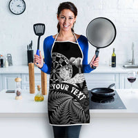 Personalised New Zealand Aotearoa Darts Masters Apron Silver Fern and Maori Spirit - Polynesian Pride