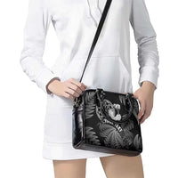 Personalised New Zealand Aotearoa Darts Masters Shoulder Handbag Silver Fern and Maori Spirit - Polynesian Pride
