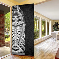 Traditional Polynesian Art Tattoos Door Cover Black Color - Polynesian Pride