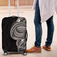 Traditional Polynesian Art Tattoos Luggage Cover Black Color LT03 Black - Polynesian Pride