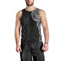 Traditional Polynesian Art Tattoos Men Tank Top - Black Color LT03 - Polynesian Pride
