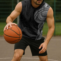 Traditional Polynesian Art Tattoos Sleeveless Hoodie Black Color LT03 - Polynesian Pride