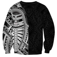 Traditional Polynesian Art Tattoos Sweatshirt Black Color LT03 - Polynesian Pride