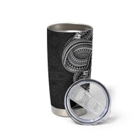 Traditional Polynesian Art Tattoos Tumbler Cup Black Color - Polynesian Pride