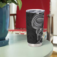 Traditional Polynesian Art Tattoos Tumbler Cup Black Color - Polynesian Pride